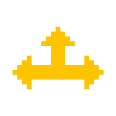 pixel arrow sticker
