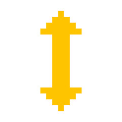 pixel arrow sticker
