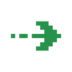 pixel arrow sticker
