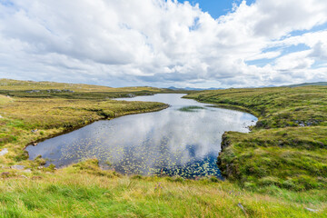 Rural landscape on the Isle of lewis, Scotland