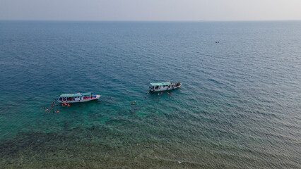 Obraz premium boat on the sea