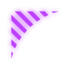 neon line art corner edge
