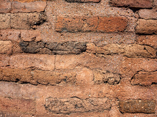 imagen textura pared de ladrillo con las juntas de cemento