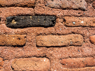 imagen textura pared de ladrillos con las juntas de cemento 