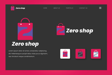 Branding Logo, Brand Identity, Letter Z, Creative, Unique, Modern, Vector Logo Design, This logo for eCommerce businesses, online stores, online shop