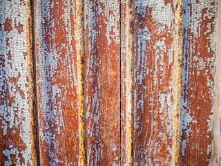 imagen textura tablas de madera con la pintura en mal estado