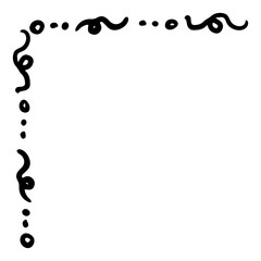 art doodle corner edge
