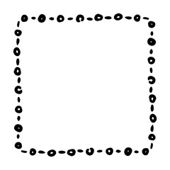 art doodle square frame
