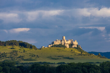 Ruin of Spis Castle in Slovakia