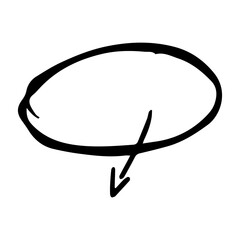 scribble speech bubble
