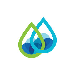 water drop Logo