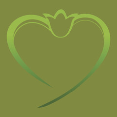 Corazón verde