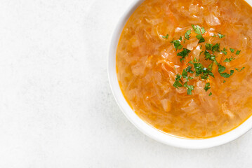 Cabbage (sauerkraut) soup