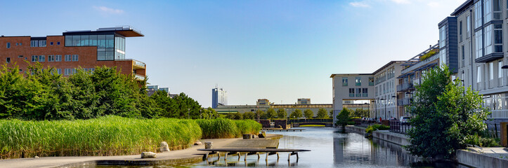 Panorama Over Canalstra Hamnen Malm