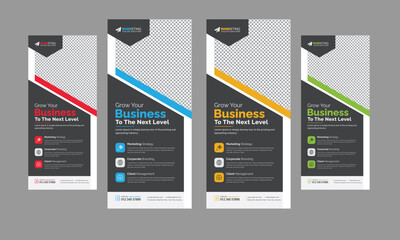 Modern Corporate Business Roll Up Banner Standee Template Vector Design, Abstract Creative X Banner, Pull Up Banner Layout for Advertisement, Ads, Exhibition, Display