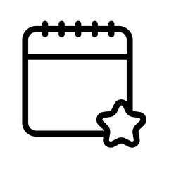 Fototapeta premium Calendar icon. schedule sign. date symbol. vector illustration