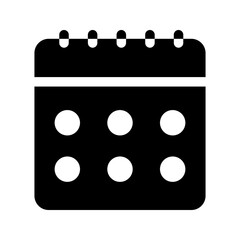 Calendar icon. schedule sign. date symbol. vector illustration