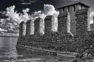 Scaligerburg, Castello Scaligero, Gardasee, italien, 