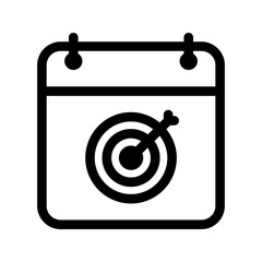 Calendar icon. schedule sign. date symbol. vector illustration