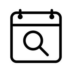 Calendar icon. schedule sign. date symbol. vector illustration