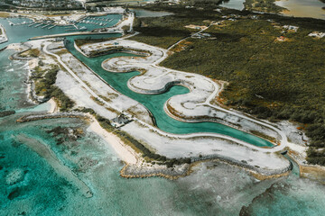 Aerial view of Rokers Point Settlement