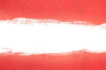 Dirty toned iron battered background with a strip