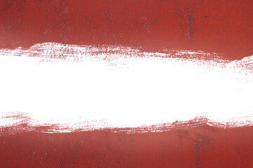 Dirty toned iron battered background with a strip