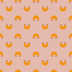 Fototapeta premium Modern seamless ornamental pattern for wallpaper, scrapbook, paper, fabric, textile, prints. Vector background for surface design.