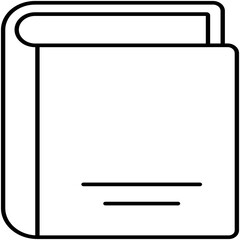 Fototapeta premium Notebook Isolated Vector icon which can easily modify or edit