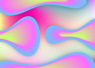 Liquid elements background with dynamic shapes and fluid.