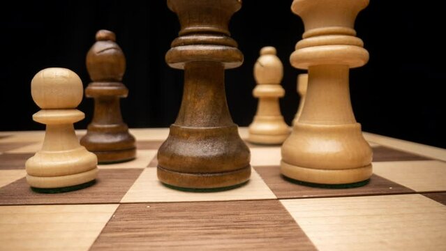 chess board macro shot