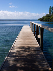 Jetty Into Lake Taupo Acacia Bay