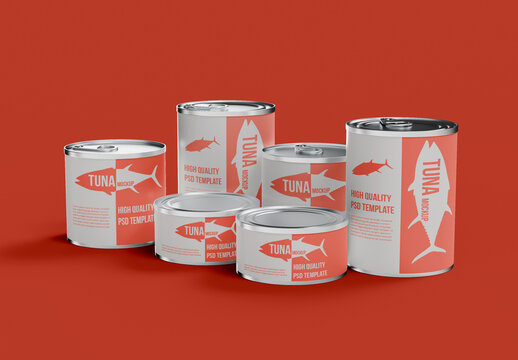 Tuna Packaging Mockup
