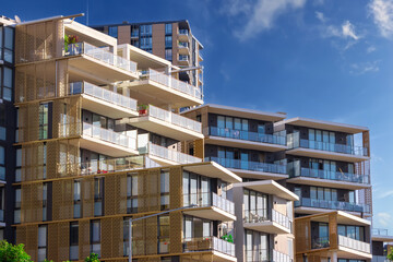 Apartment building in inner Sydney suburb NSW Australia