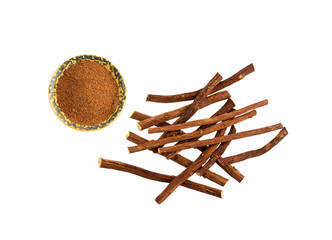 Glycyrrhiza glabra - Ground stems of organic licorice