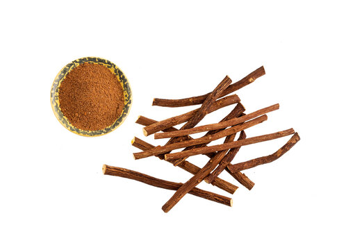 Glycyrrhiza glabra - Ground stems of organic licorice