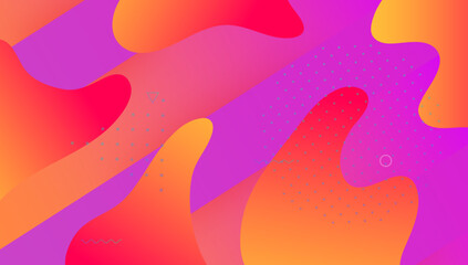 Geometric Poster. Flow Landing Page. Graphic Page. Blue Mobile Design. Wavy Digital Cover. Neon Background. Minimal Pattern. Creative Composition. Magenta Geometric Poster