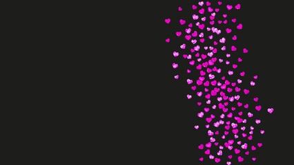 St Valentine Day Template. Abstract Voucher For Celebration. Grunge Frame. Pink Retro Illustration. Handdrawn Decoration For Mom. Red Holiday Concept. Rose St Valentine Day Template.