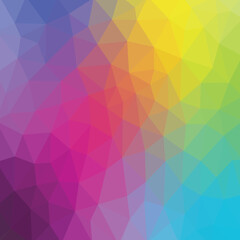 theme polygon geometric colorful.