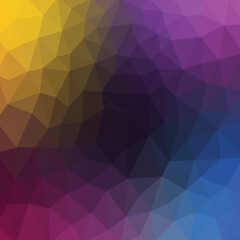  theme polygon geometric colorful.