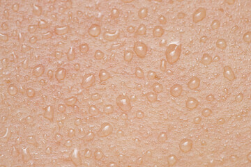 sweat on the skin texture background