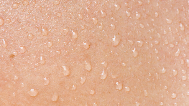 sweat on the skin texture background