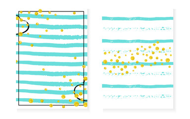 Shiny Gold Pattern. Golden Gatsby Invite.