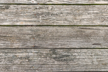 background from old wooden boards with nails. The impact of the atmosphere and precipitation.