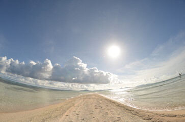 Pisar island at Truk lagoon in Chuuk state of Micronesia