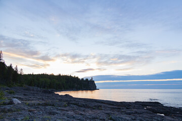 Sunrise at Split Rock Lighthouse, Minnesota