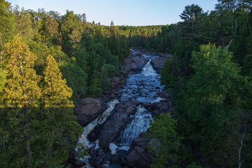 Beaver River Falls, waterfall in Minnesota, USA