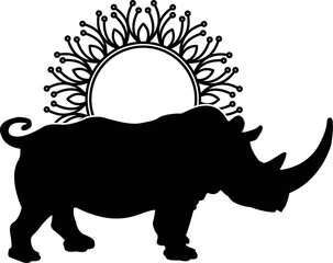 Rhino Silhouette
