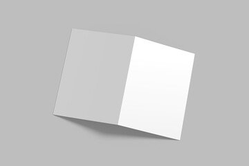 A5 Bifold Brochure Blank Mockup