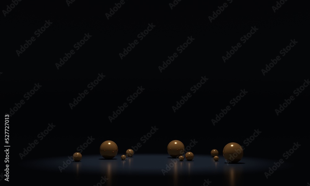 Poster simple minimalist abstract background on 3d rendering